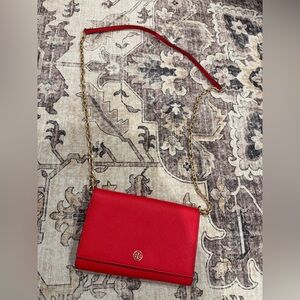 Tory Burch Robinson Chain Wallet purse